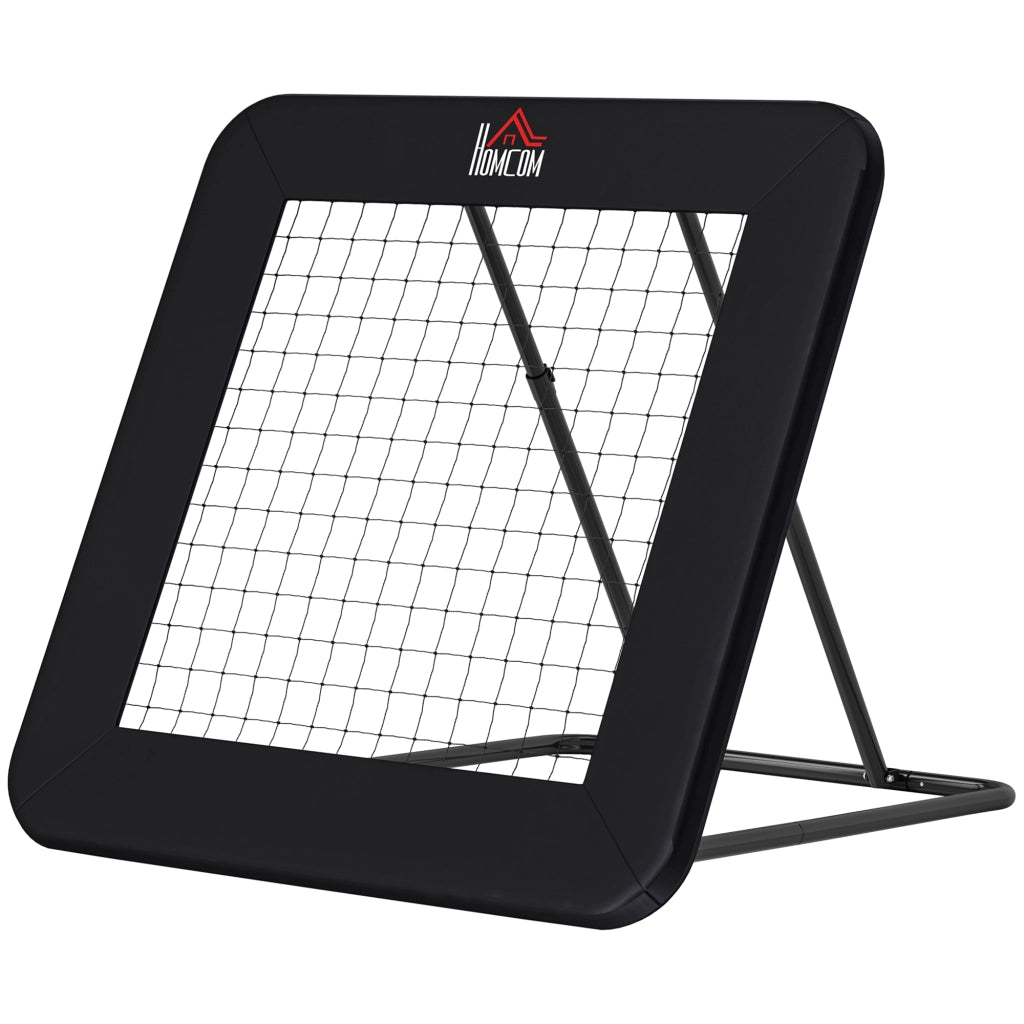 Trampolino Elastico Pieghevole Regolabile ¨C zephmum ¨C Nero 128x118x108 cm