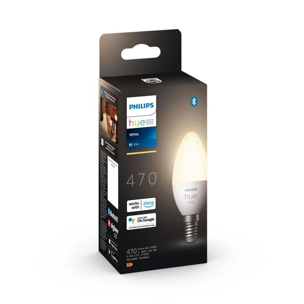 Philips Hue White Lampadina Smart E14 40W