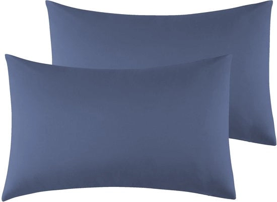 Set di coprifuoco 40x70cm da 2 - Microfibra Premium Super morbido coprifuoco - Coprifuoco 40x70cm - Blu scuro
