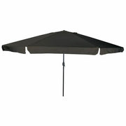 Ombrello da giardino-Ombrellone da spiaggia Nero 394 x 394 x 248 cm