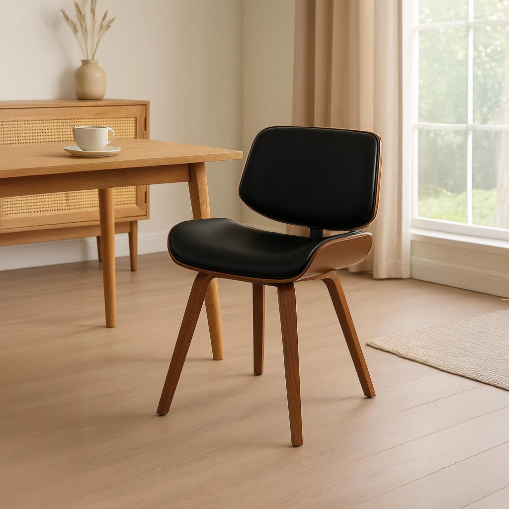 Sedia visitatore Beverley in ecopelle 1