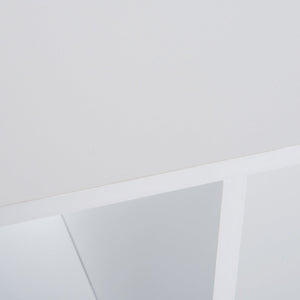 Libreria 3 Ripiani 91,5x29,5x61,5 in Legno  Bianco