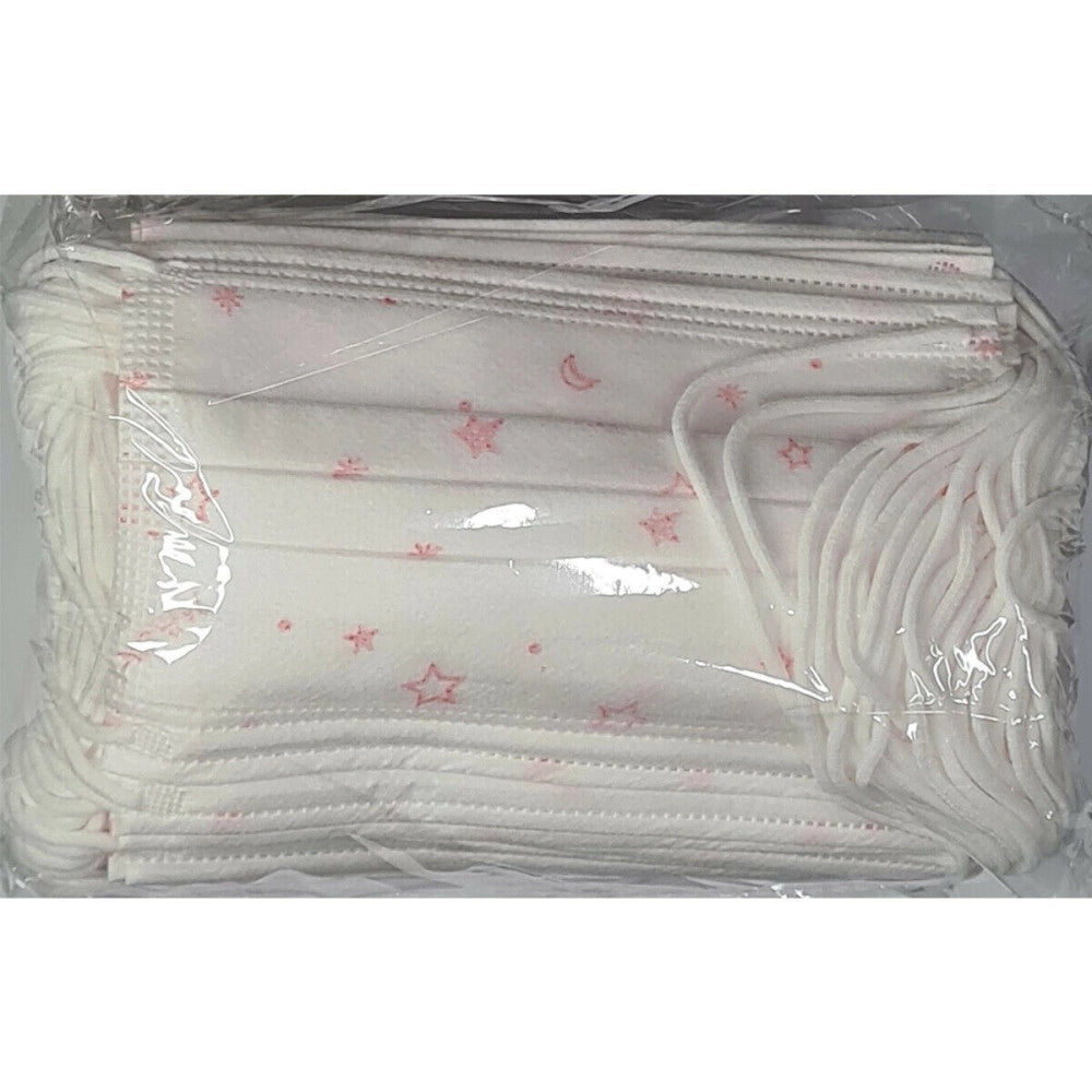 Trade Shop - Set Da 50 Mascherine Tnt Protettive Viso Chirurgiche Monouso Mascherina Bambini -