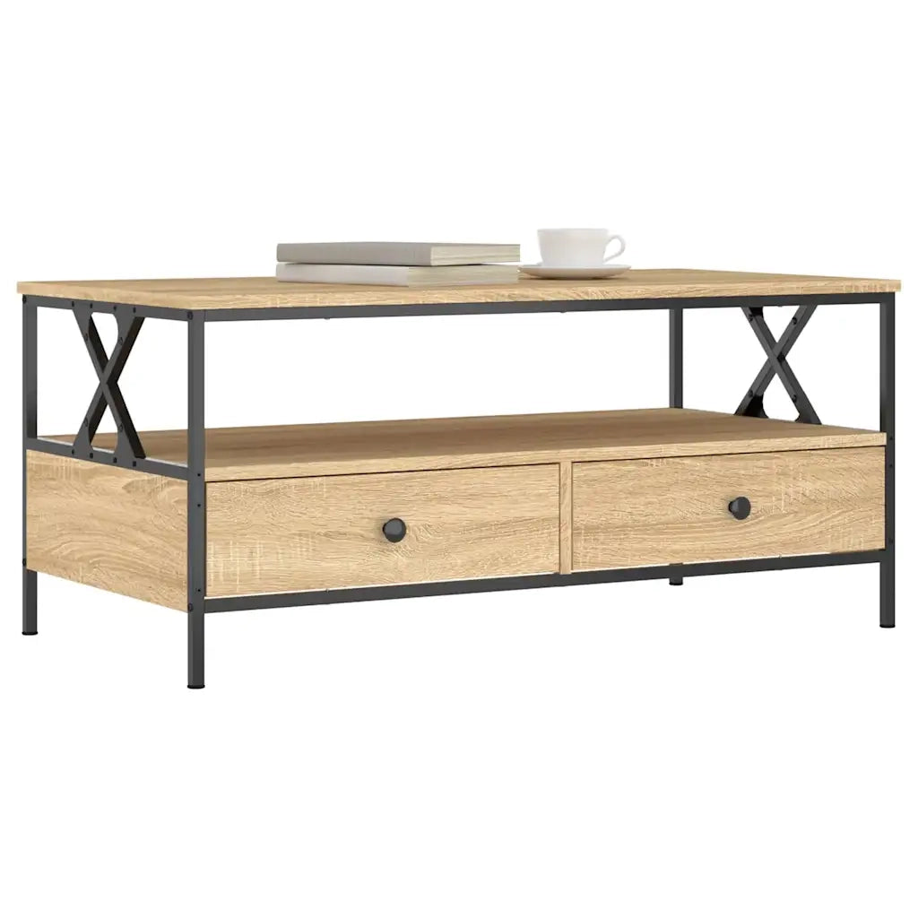 Tavolino da salotto | Tavolino da caff¨¨ | Tavolino da Soggiorno Rovere Sonoma 100x51x45cm Legno Multistrato