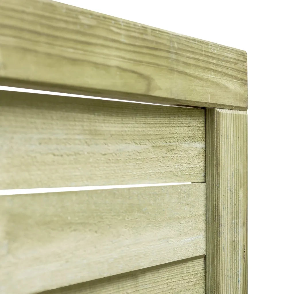 Cancello da Giardino in Legno Impregnato 100x100 cm Verde cod mxl 40252