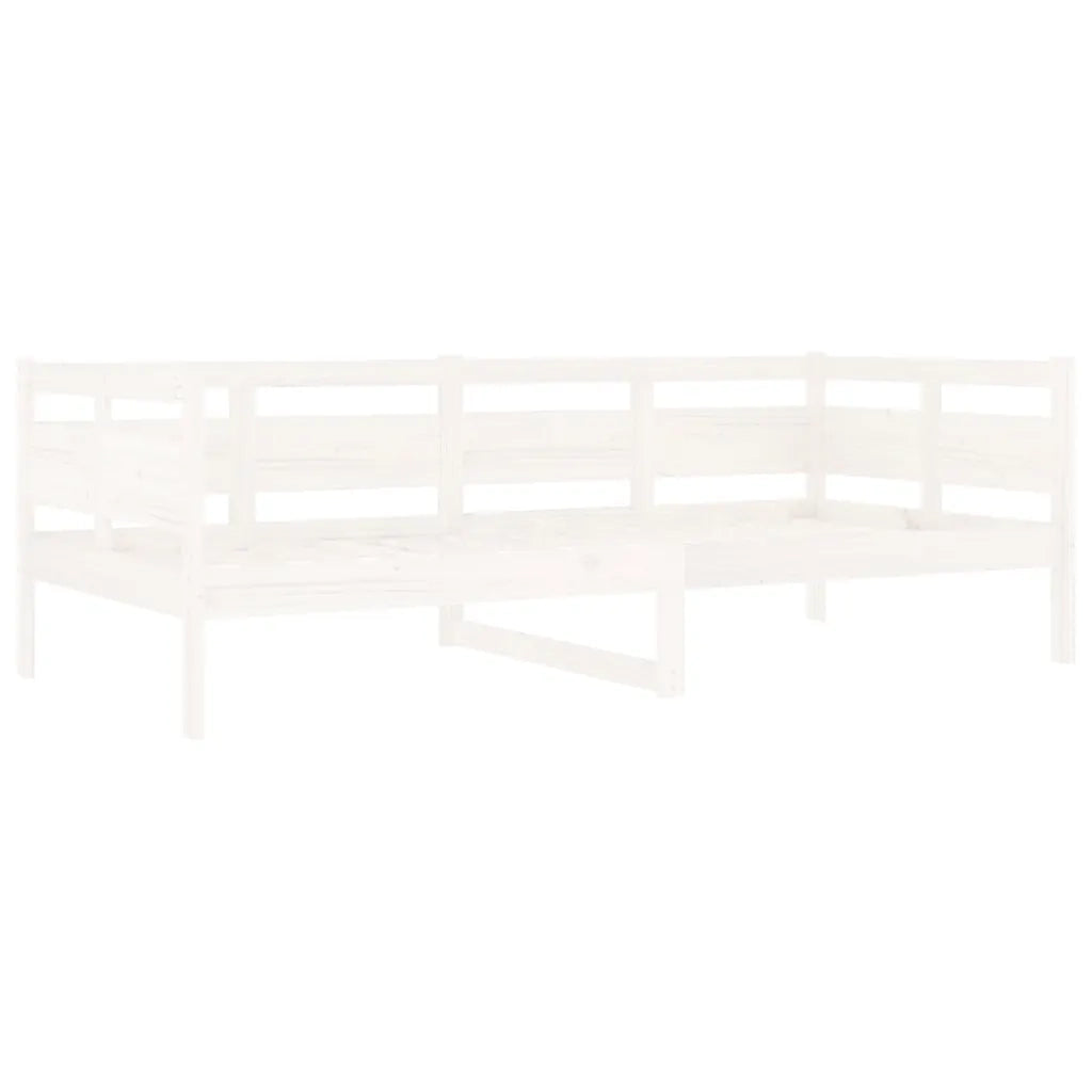 Dormeuse Bianca in Legno Massello di Pino 90x200 cm