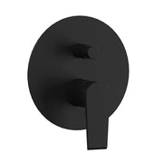 MONOCOMANDO INCASSO DOCCIA CON DEVIATORE LINEA ARTIC- Nero Opaco- MARIA- pezzi 1