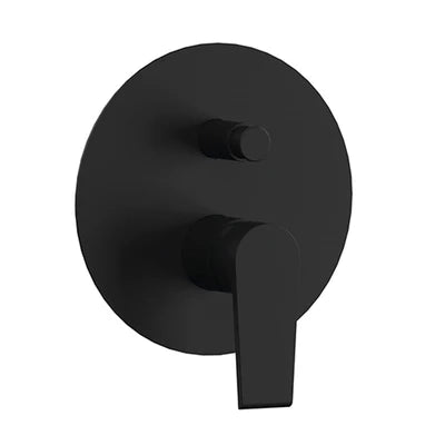 MONOCOMANDO INCASSO DOCCIA CON DEVIATORE LINEA ARTIC- Nero Opaco- MARIA- pezzi 1
