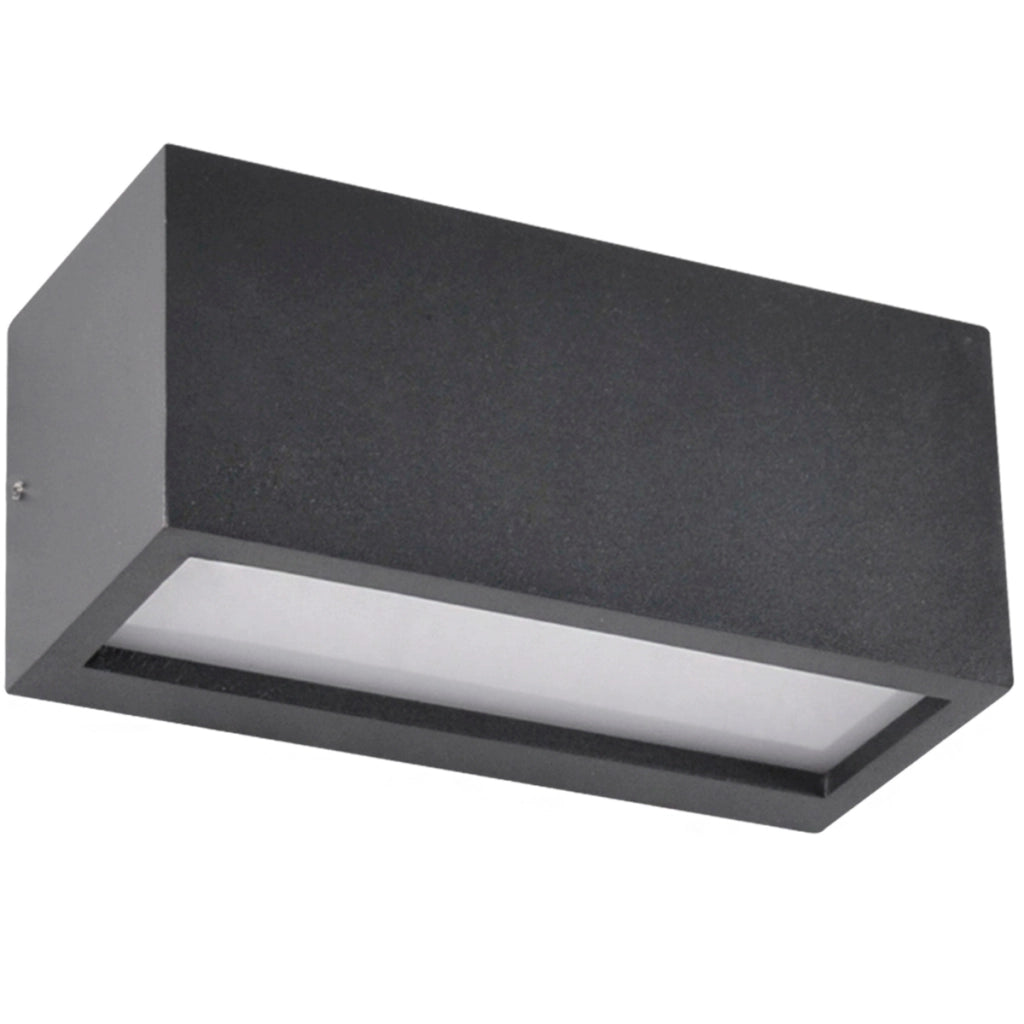 Applique esterna nera 1xE27 TOKIO Polux IP54 alluminio