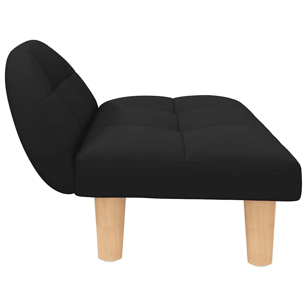 Cuccia per cani a forma di cesto comoda 70 x 52 x 30 cm tessuto nero 02_0042894