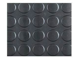 PAVIMENTO GOMMA NERO ROTOLO MT.10X1,2 SPESSORE MM.3 PESO KG.3,8 AL MQ - 12 mq