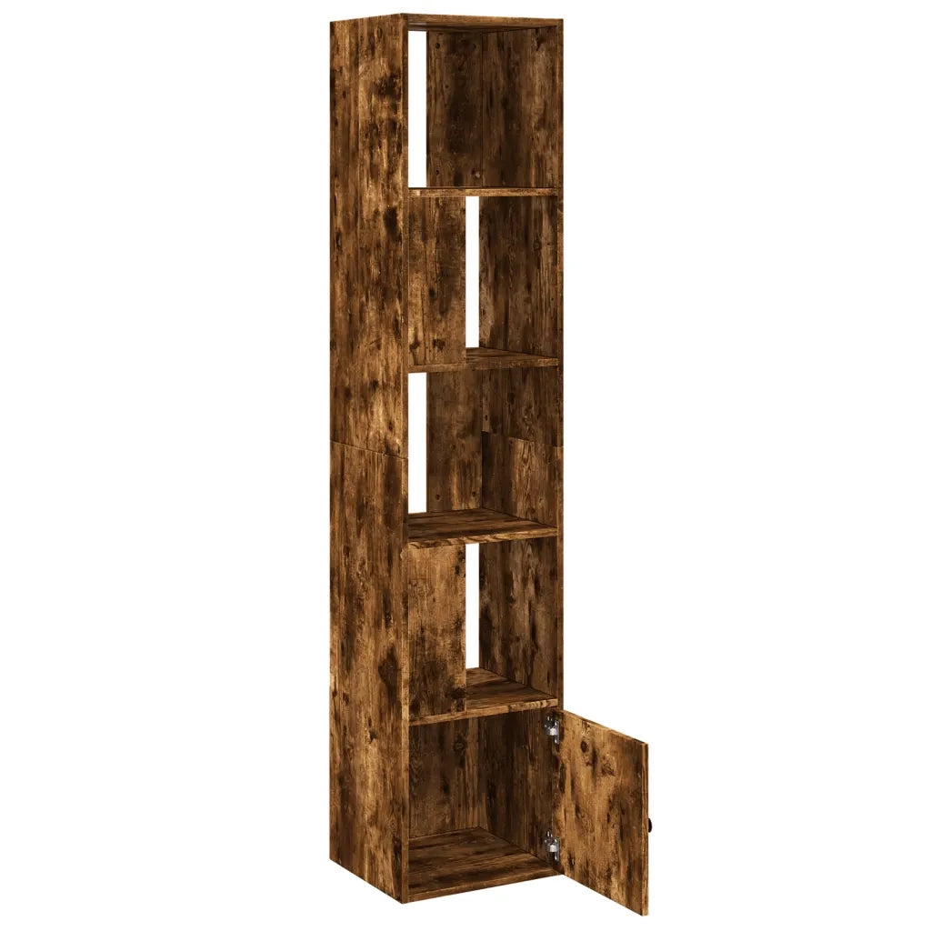 Libreria Rovere Fumo 40x36x189 cm in Legno Multistrato 848245