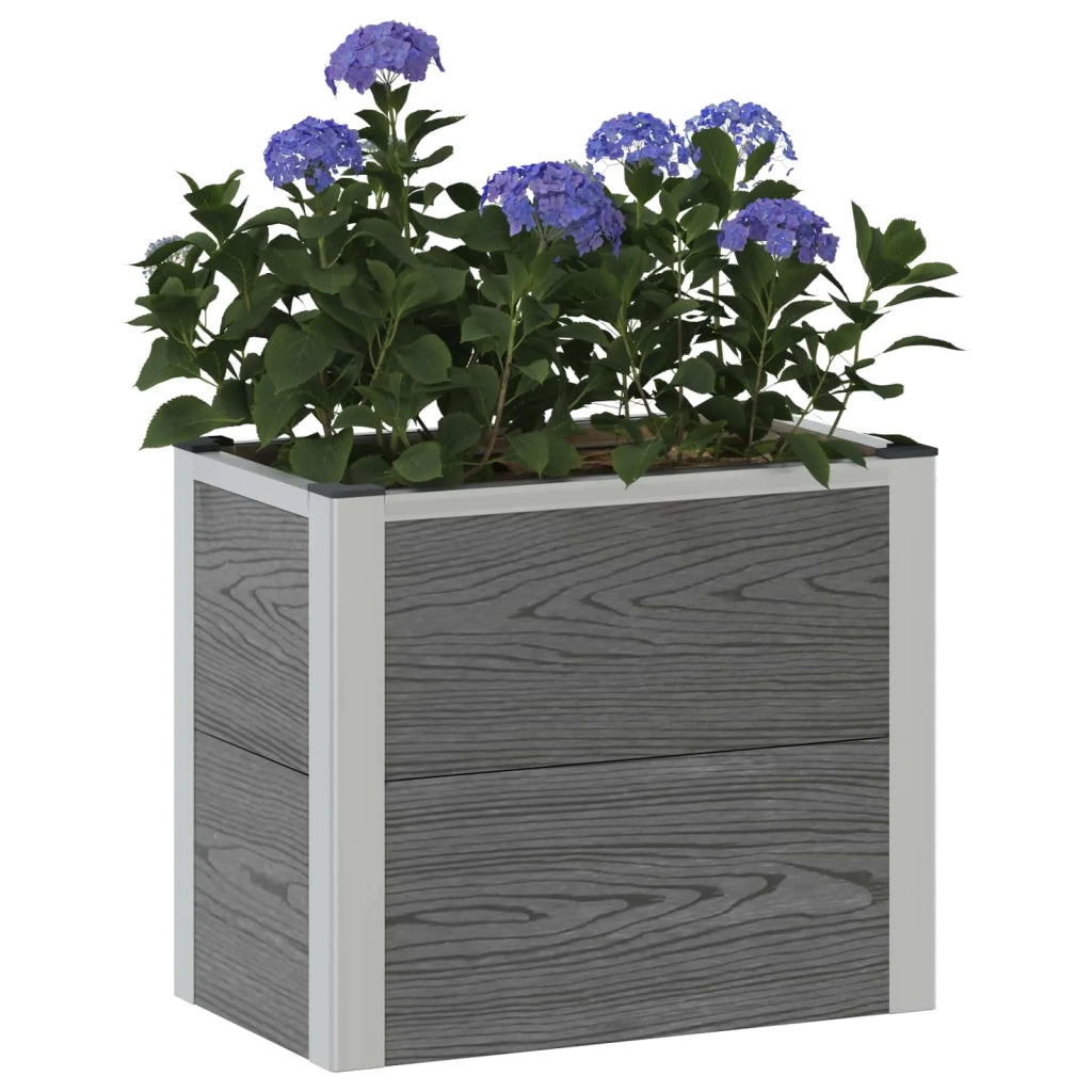 Letto rialzato da giardino Grigio 50 x 30 x 22 cm 42039082