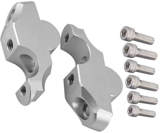 Sosteggi di guida CNC anodizzati - Riser per motocicletta - Adatto per R NineT R9T 2014-2018 - Lega di alluminio - Migliorata posizione di guida - Progetto compattibile - Sosteggi di guida per motocicletta