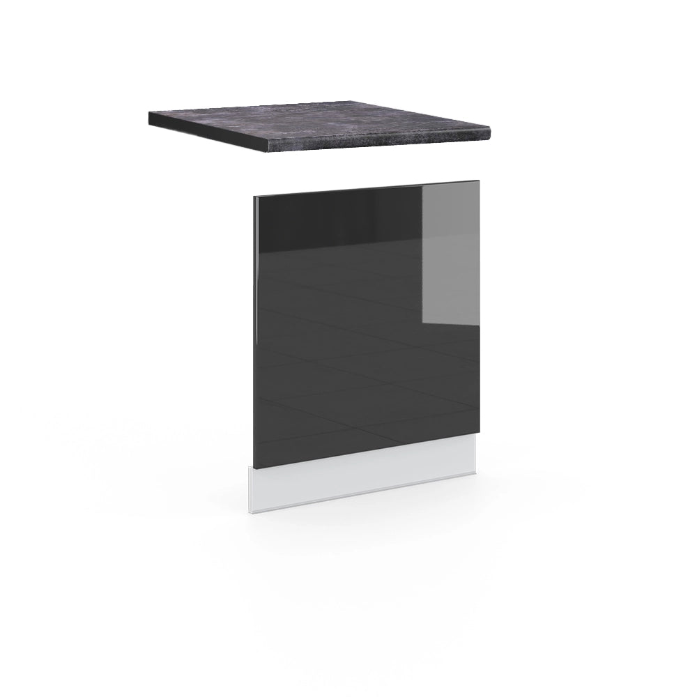 Pannello frontale Fame-Line Antracite lucido/Bianco 60 cm, PL Antracite Vicco
