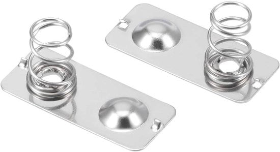 50 batterie AAA per conversione contatto a spina verniciata 21 mm x 9 mm x 0,3 mm - duraturo - riparazioni elettroniche di piccola dimensione