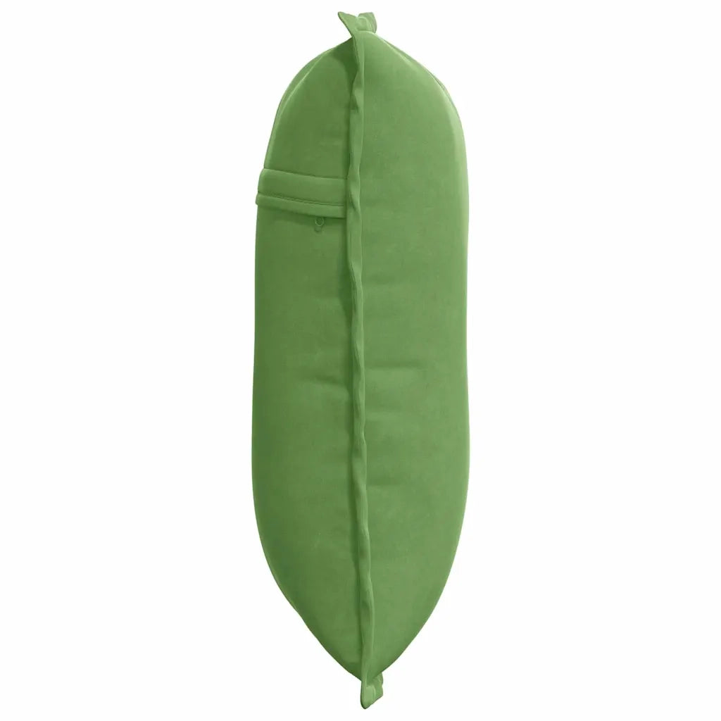 Cuscino per Schiena | Cuscino dorsale Verde chiaro 50 x 45 cm Tessuto in Cords