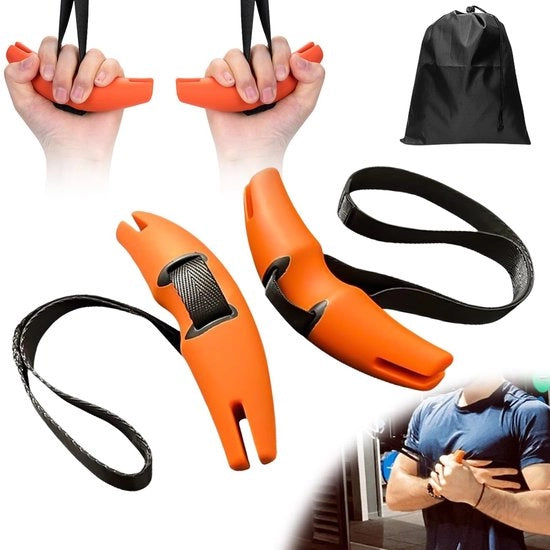 Attrezzi per allenamento con maniglie regolabili - Maniglie ergonomiche - Grip antiscivolo - Corda in nylon resistente - Sostiene fino a 200 kg - Attrezzi per allenamento