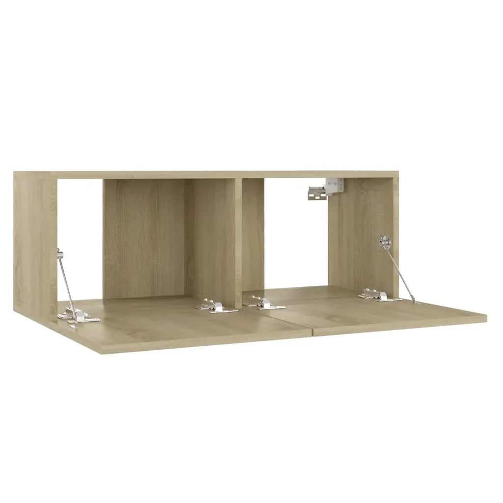 Mobile Porta TV Rovere Sonoma 80x30x30 cm in Legno Multistrato 801475