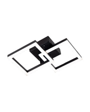 Plafoniera BARD a led moderna 21W nero 3394-28-101 Fabas Luce