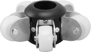Set di Ruote di Sostituzione per Camera di Visura a 23 Mm - Set di 4 Ruote con Perno di 23 Mm