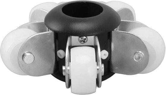 Set di Ruote di Sostituzione per Camera di Visura a 23 Mm - Set di 4 Ruote con Perno di 23 Mm