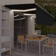 Tenda Automatica con Parasole Sensore Vento e LED 6x3 Antracite 3069374