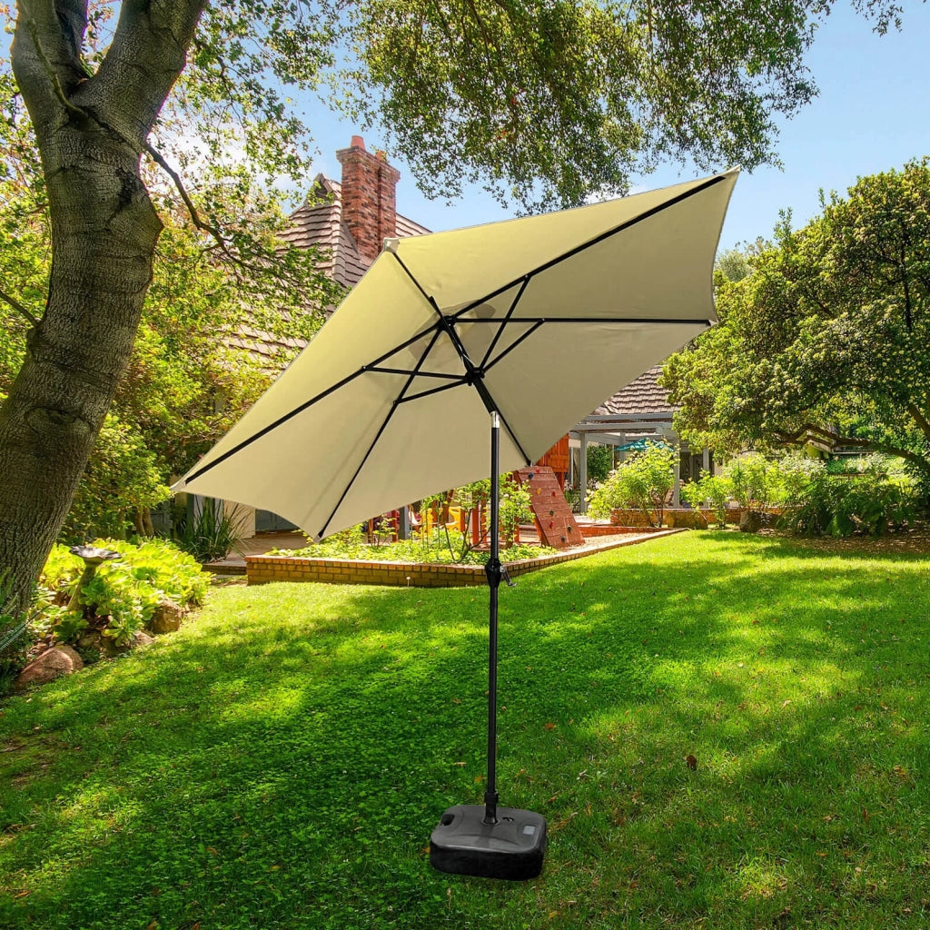 Ombrellone da giardino ORIENT con regolazione dell'inclinazione beige peso 4,5 kg dimensioni 270x270x235 cm