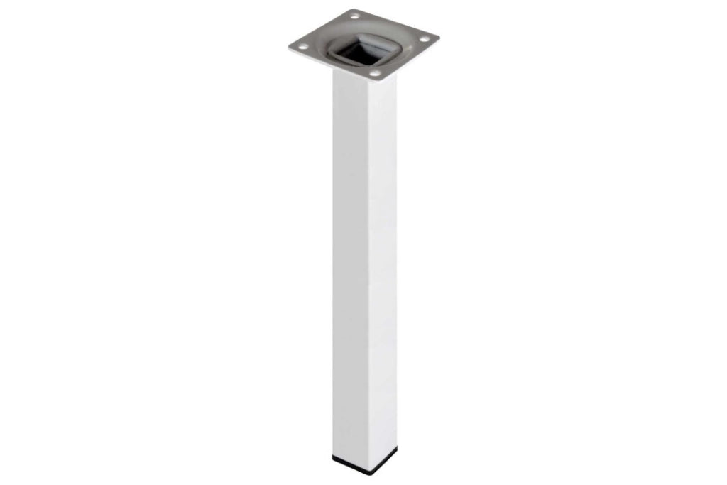 Piede Quadro Bianco 25X25.H 300 Set 5 Pezzi - Masidef