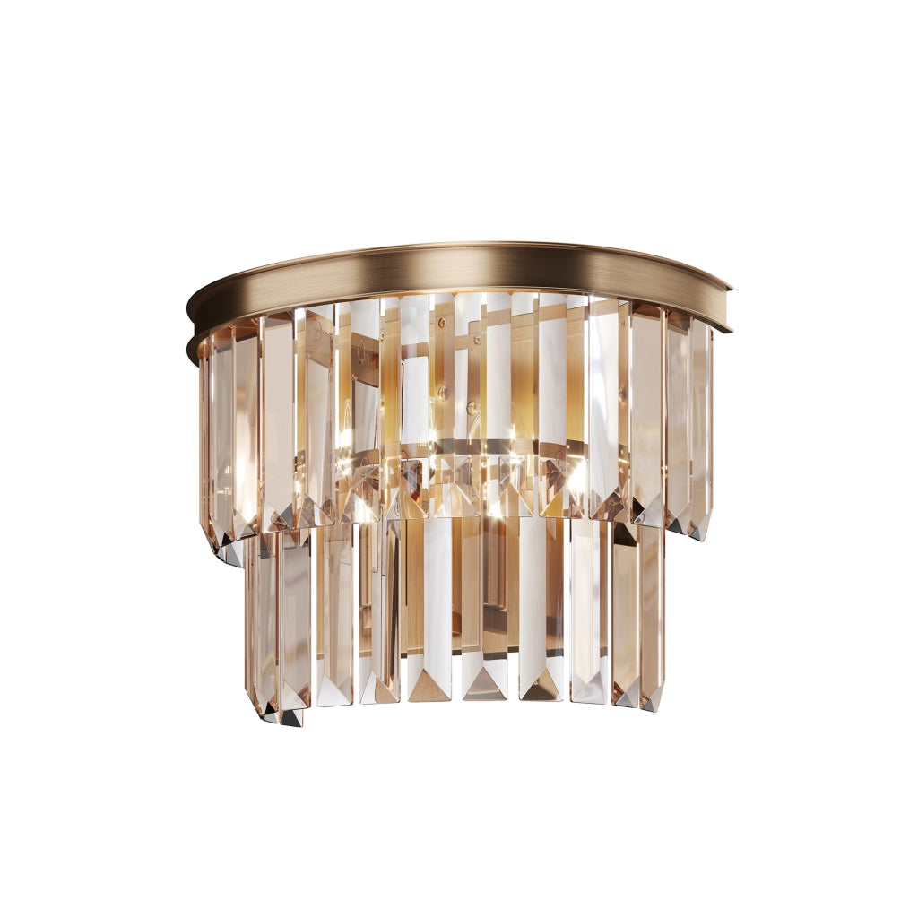 Maytoni applique contemporanea Revero 1 luce E14 oro metallo diffusore vetro