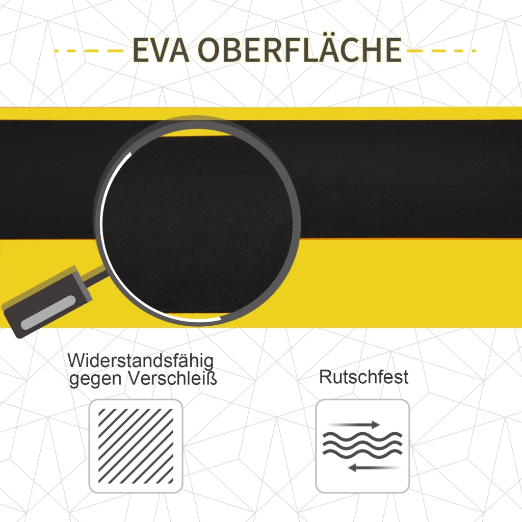Cavalletto da Segheria Ripiegabile ¨C zephmum ¨C Giallo e Nero Acciaio 100x49x62-90 cm