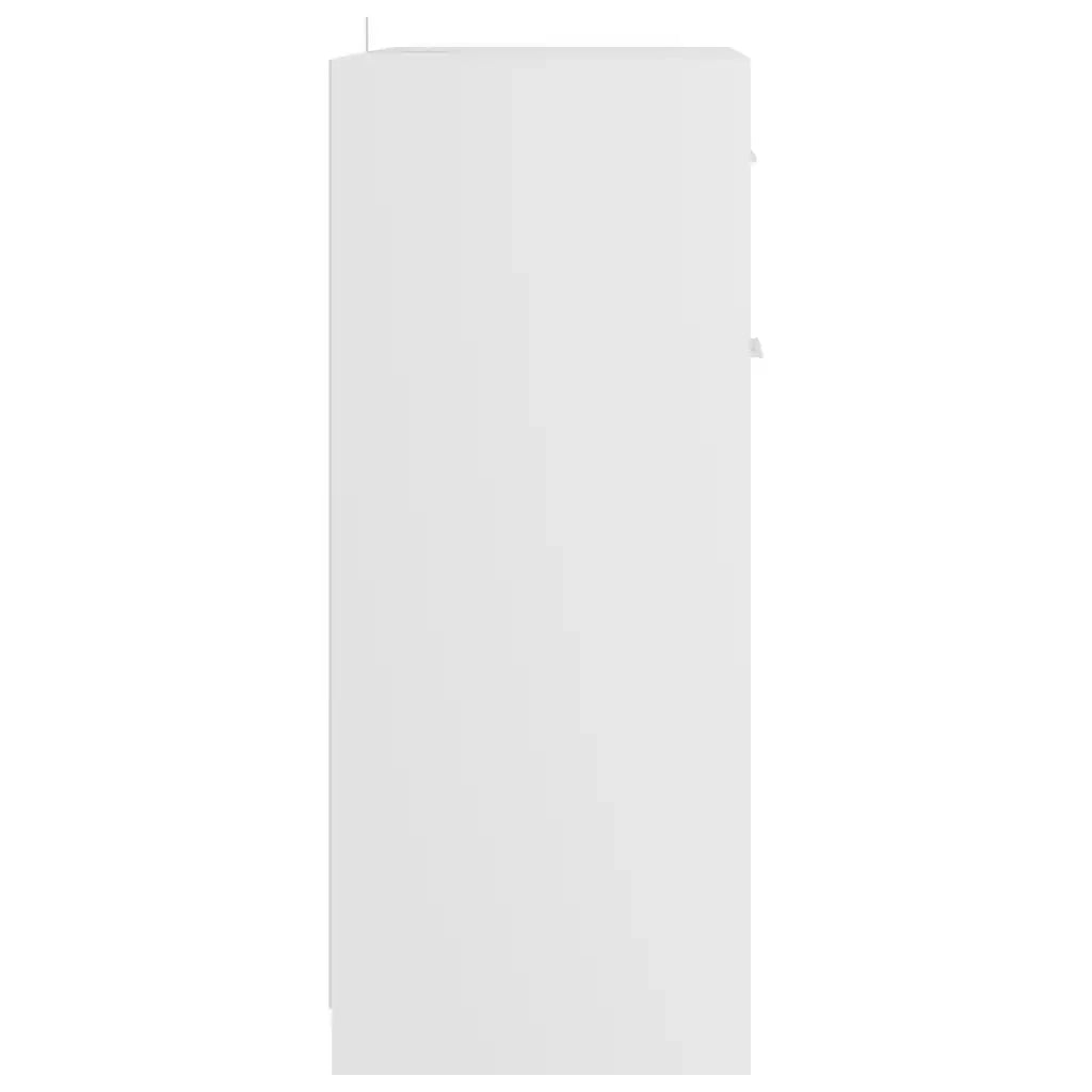 Armadio da Bagno Bianco 60x33x80 cm in Legno Multistrato cod mxl 8295