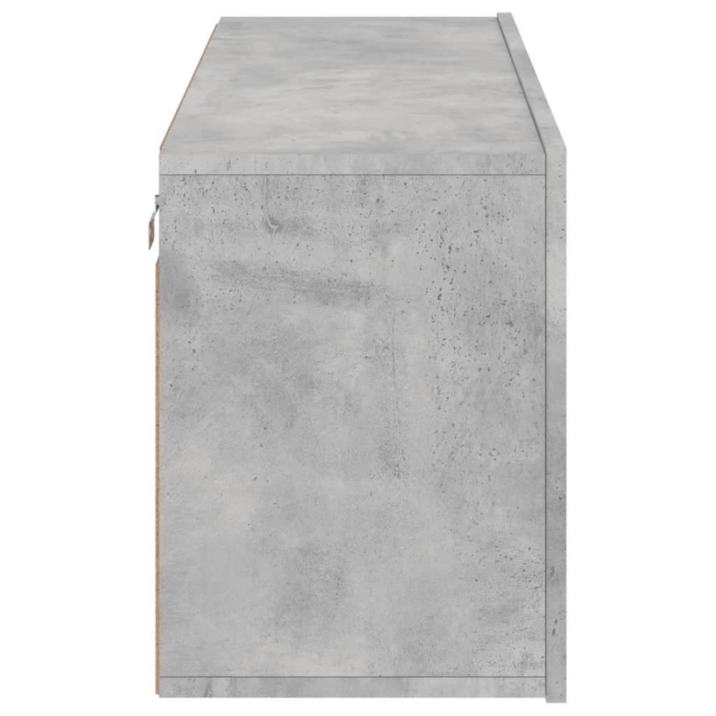 Mobile TV multimediale scaffale TV mobile TV credenza TV per sala da pranzo soggiorno camera da letto montaggio a parete 100 x 30 x 41 cm grigio 02_0027738