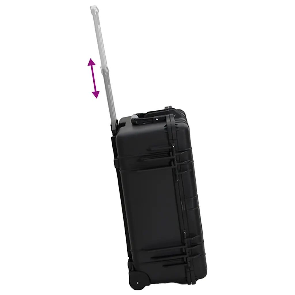 Valigetta da Volo con Ruote Nera 58x45x27 cm in PP CFW6805078