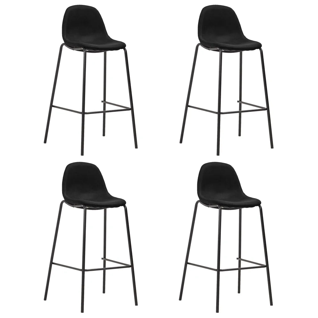 Set da Bar 5 pz in Tessuto Nero cod mxl 16640