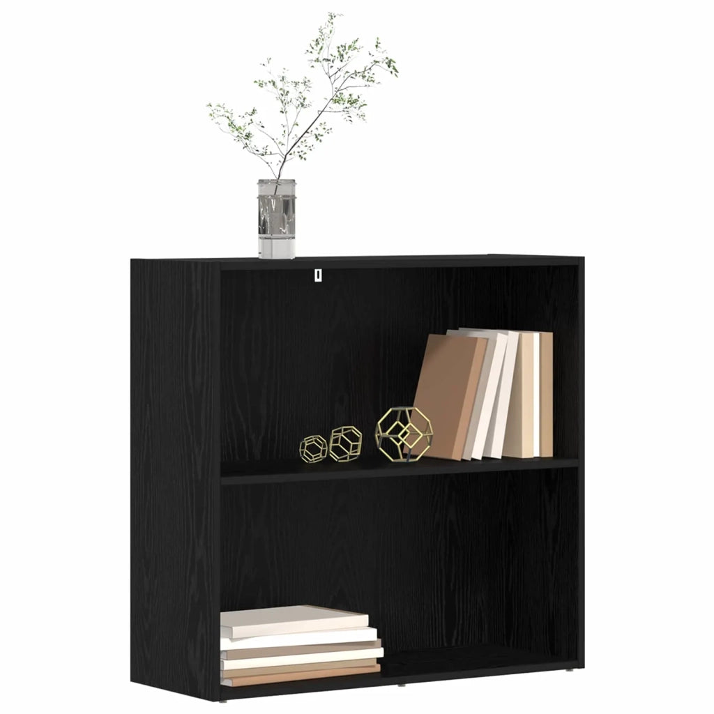 Libreria Rovere Nero 80 x 30 x 76,5 cm Legno multistrato