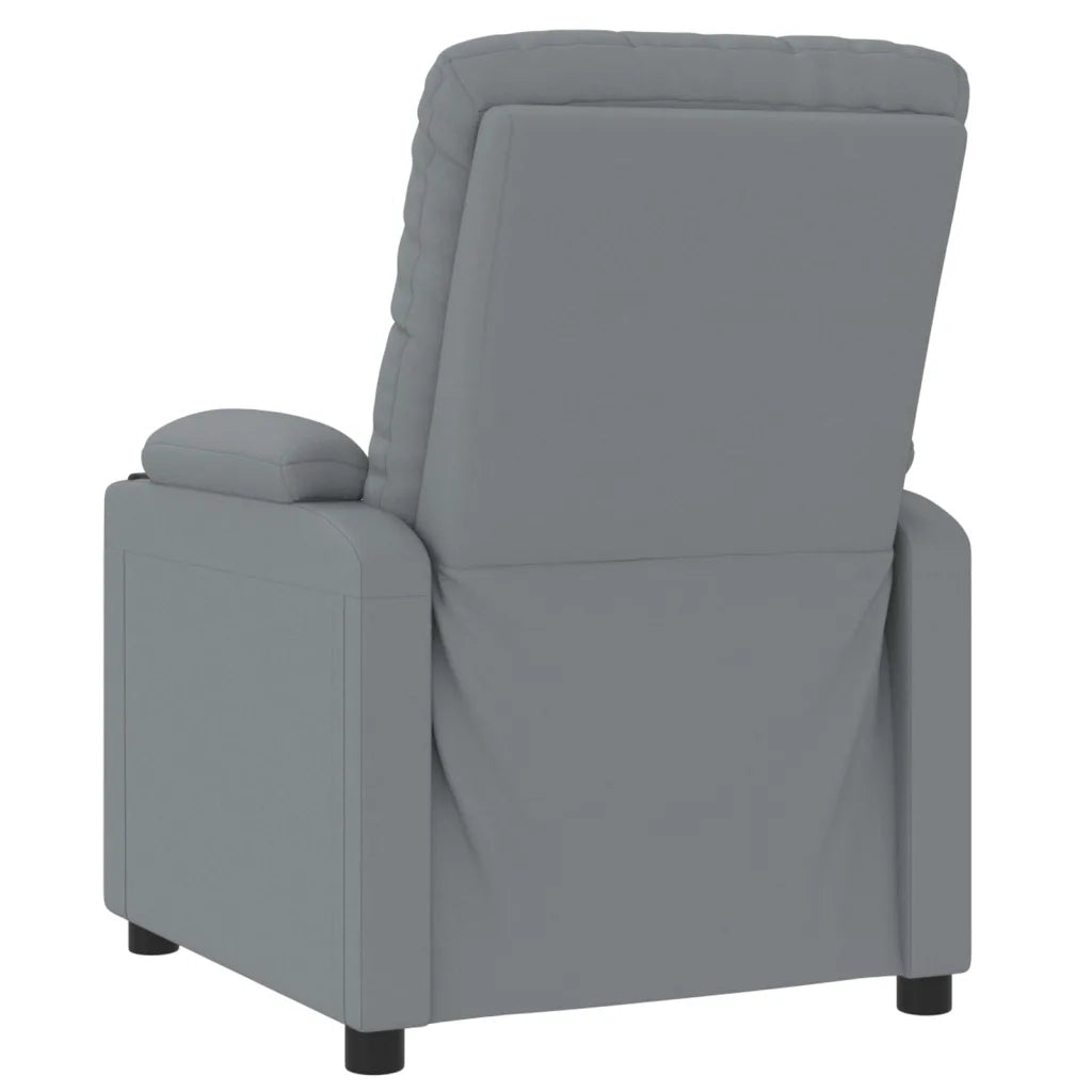 Poltrona Elettrica Reclinabile Grigio Chiaro in Tessuto cod mxl 14373