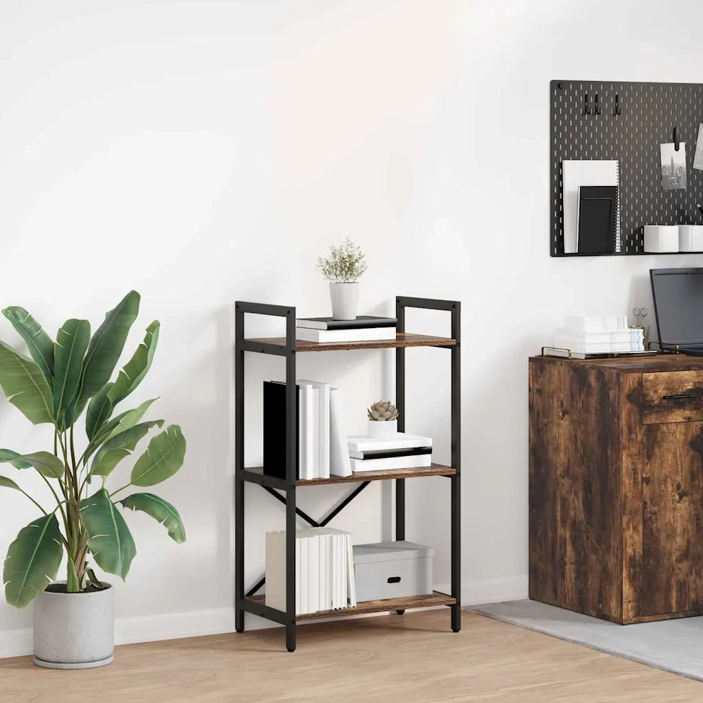 Libreria 3 livelli 56 x 34 x 96 cm Legno ingegnerizzato 883876