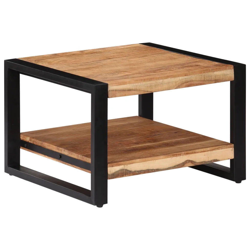 Tavolino da CaffÃ¨ 60x60x40 cm in Legno Massello di Acacia cod mxl 56217