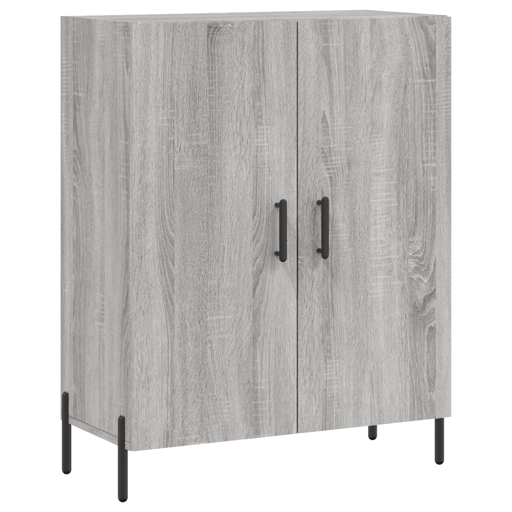 Buffet credenza cassettiera armadio mobile contenitore organizer cucina soggiorno Sonoma 69,5 x 34 x 90 cm legno ingegnerizzato grigio 02_0036497