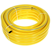 Trade Shop - Rotolo Tubo Per Irrigazione Giardino Acqua 3 Strati Retinato Giallo Euro -    -5/8" - 25 Metri   -