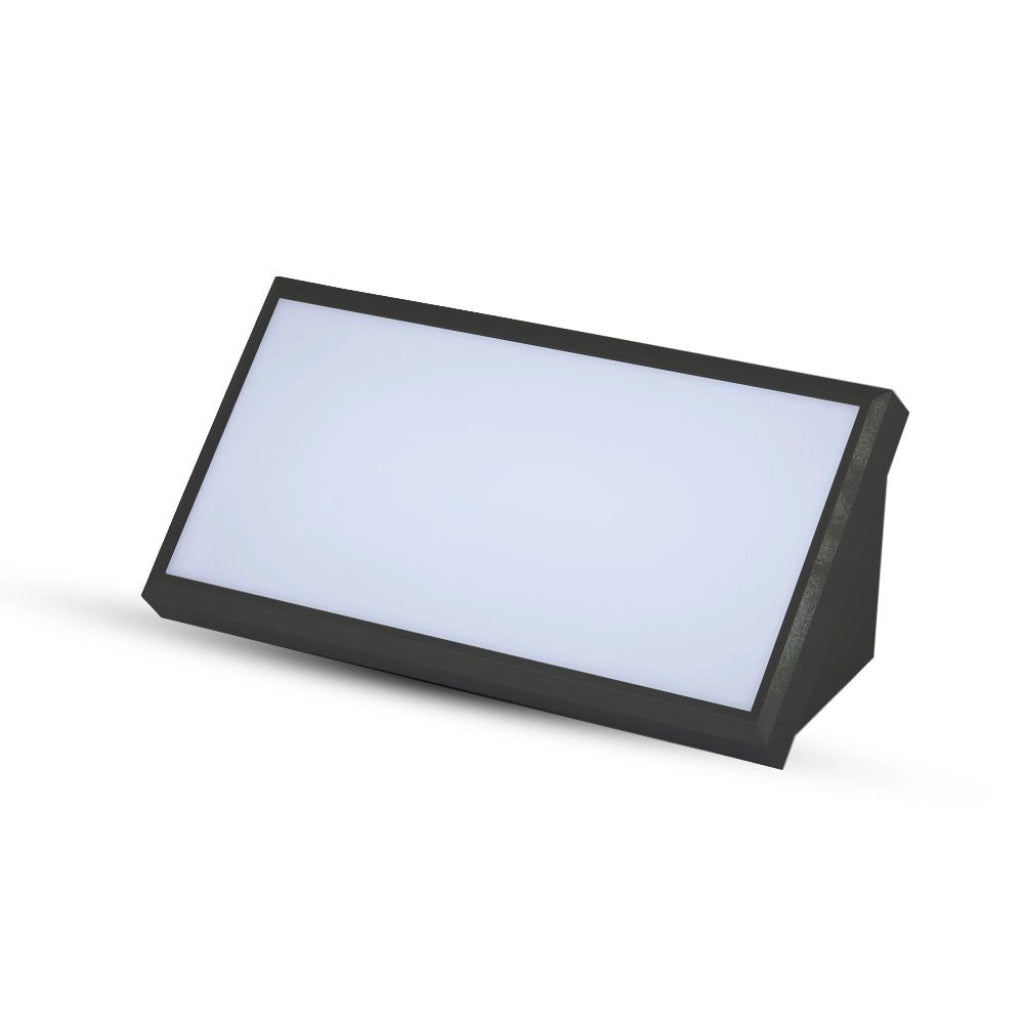 Faro faretto led da parete da esterno 20w LED Outdoor Soft Light Large 6500k Black Body IP65