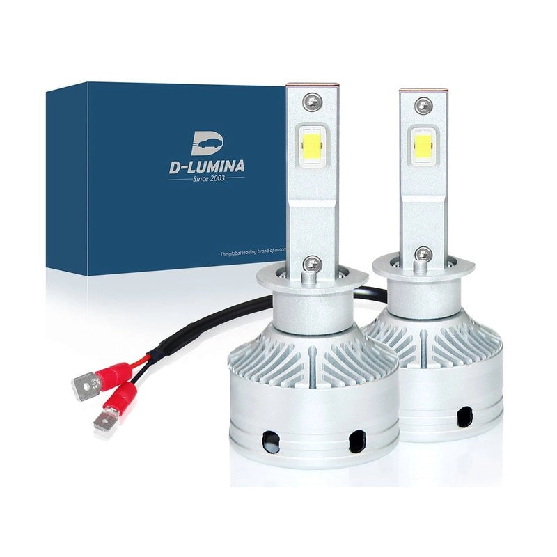 Kit Full Led H1 12V 50W 8000 Lumen Canbus All In One IP65 Dissipazione a Ventola