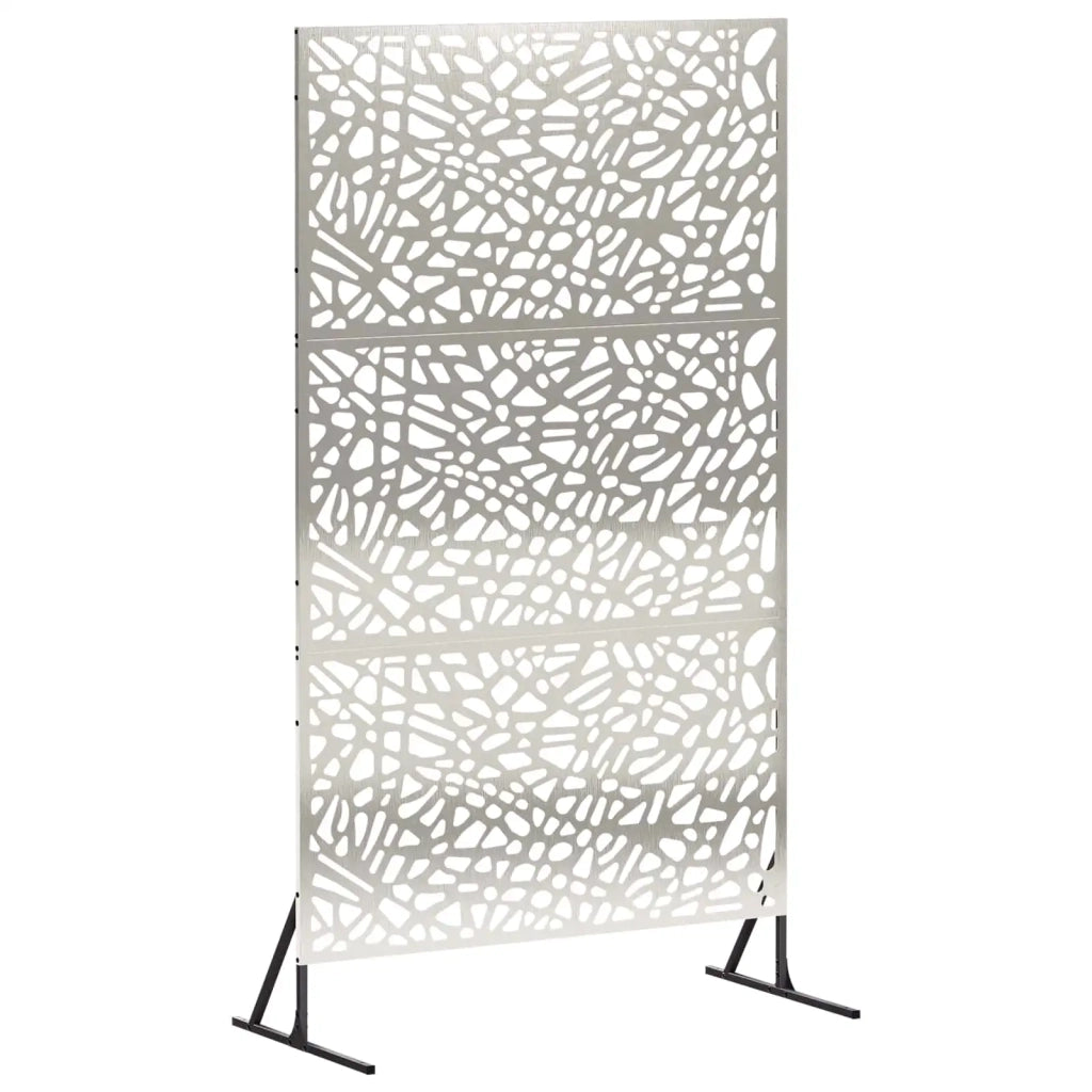 Schermo per Privacy 100 x 50 x 180 cm Acciaio Inox Argento 8013409