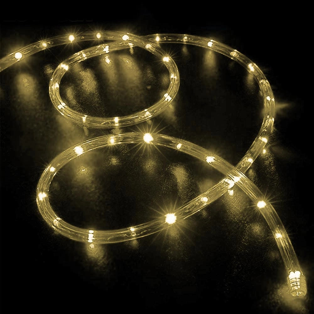 Tubo Luminoso 30 metri LED Bianco Caldo 540 Luci per interno e per Esterno