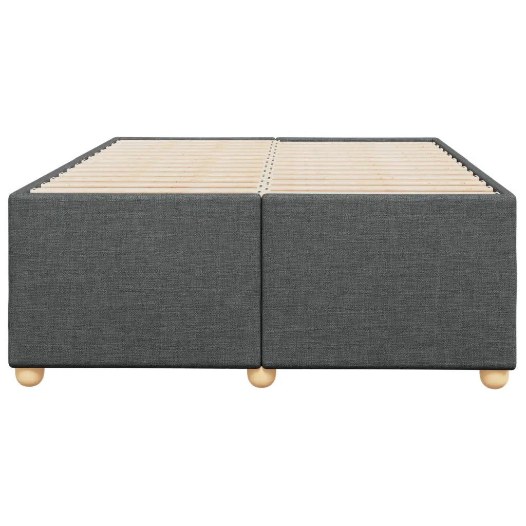 Giroletto senza Materasso Grigio Scuro 120x190 cm in Tessuto 3284716