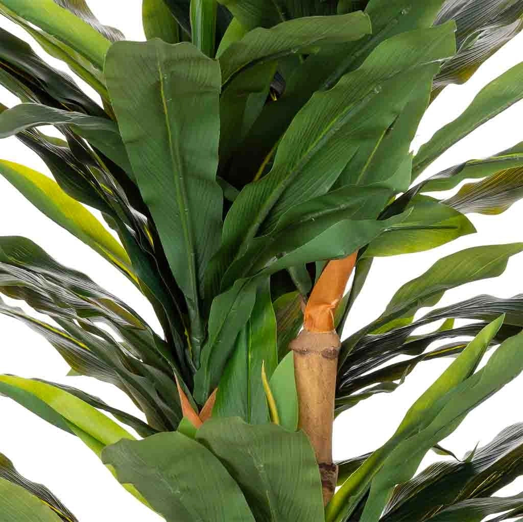 Pianta di dracena artificiale decorativa in vaso 40x30x150h cm