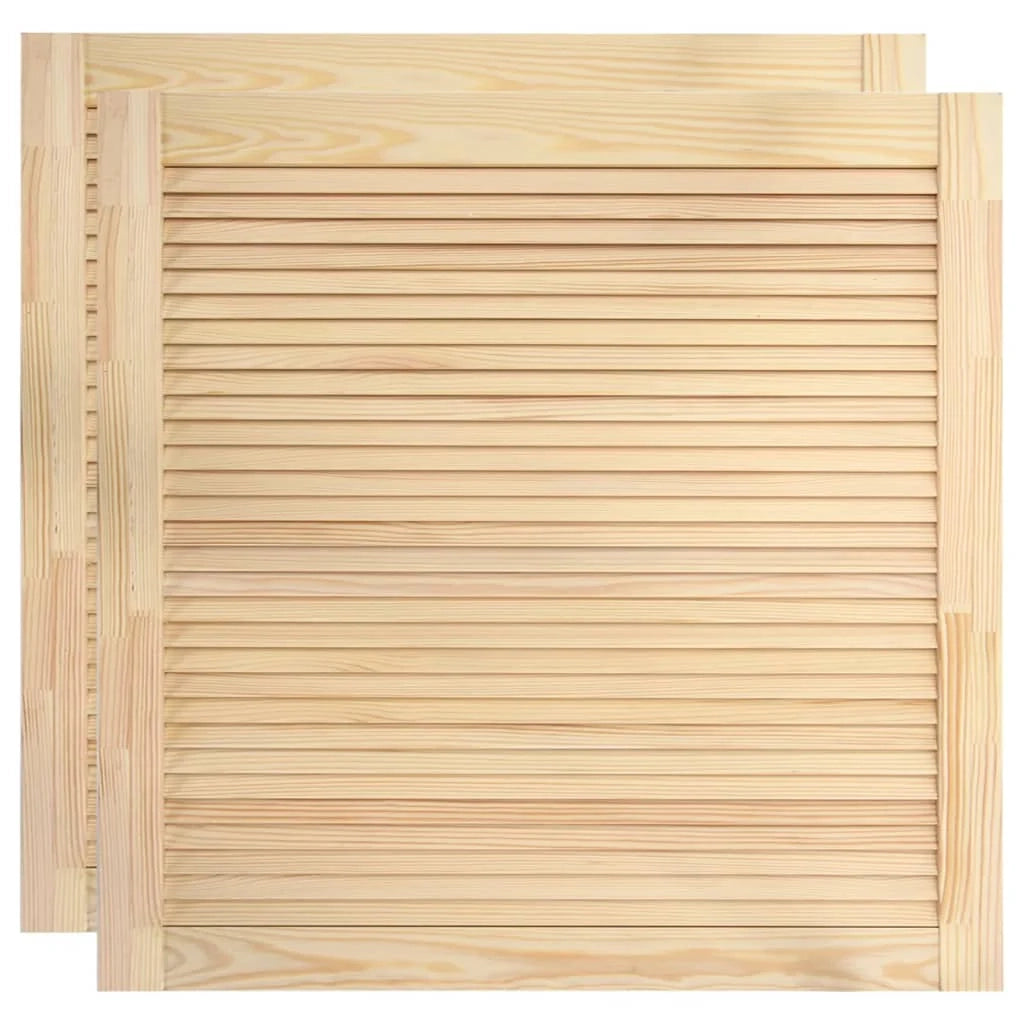 Porte a persiana 2 pezzi 39,5 x 39,4 cm legno di pino massiccio 02_0003890