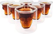 Tazze a cappuccino doppio strato, tazze da caffè, tazze per latte macchiato - tazze per moka - tazze per caffè - tazze per espresso - tazze - tazze per cappuccino 6*(75 ml)