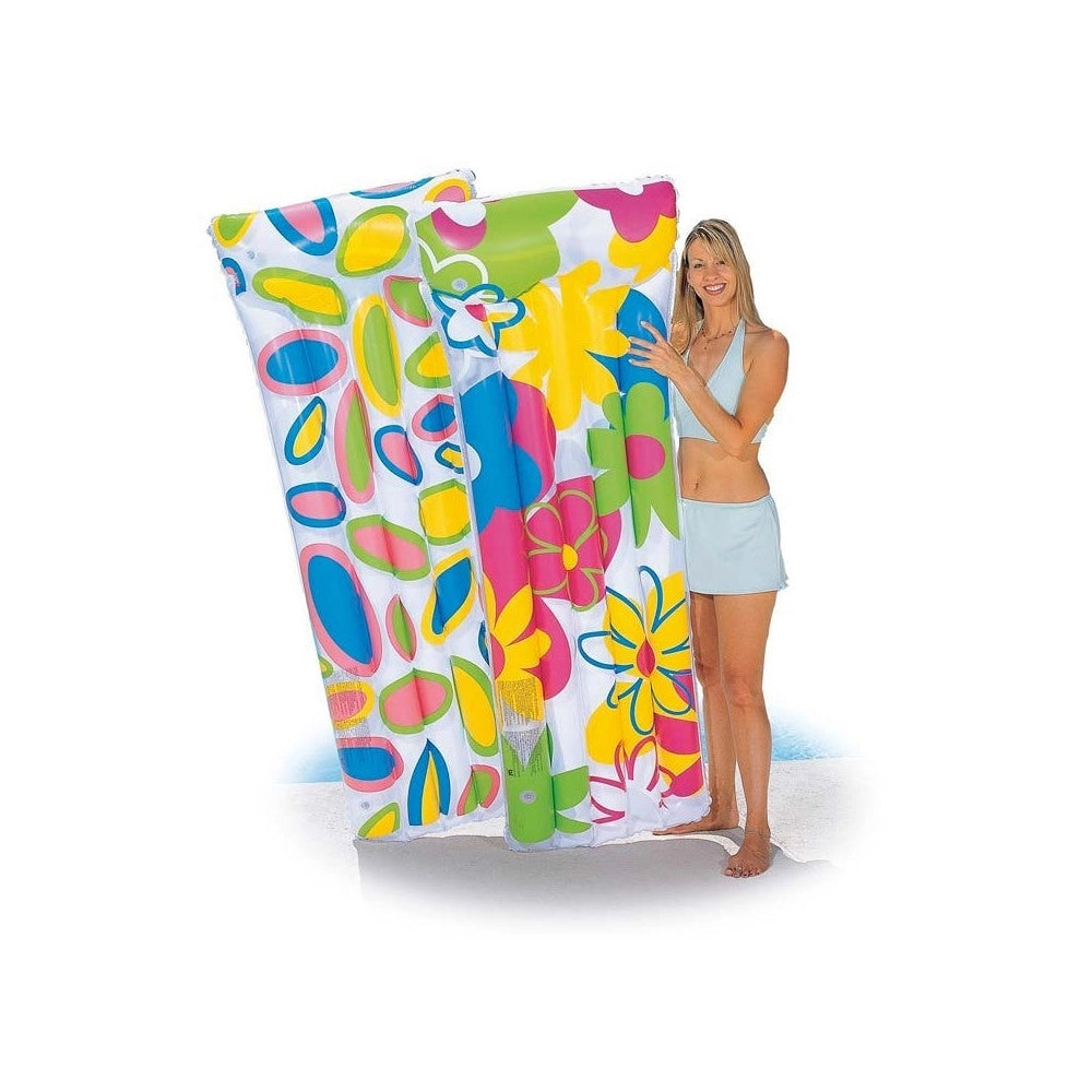 Trade Shop - Materassino Gonfiabile Mare Piscina 183 X 76  X 27 Cm Materasso In Vari Colori -